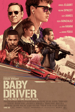 Pôster de Baby Driver — Em Ritmo de Fuga