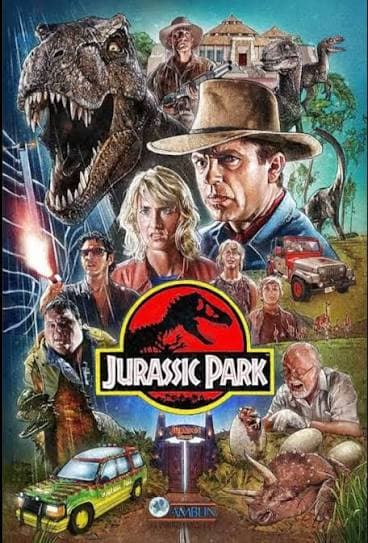 Pôster de Jurassic Park — O Parque dos Dinossauros