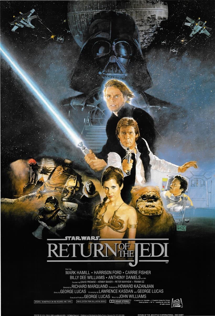 Pôster de Star Wars VI — O Retorno de Jedi