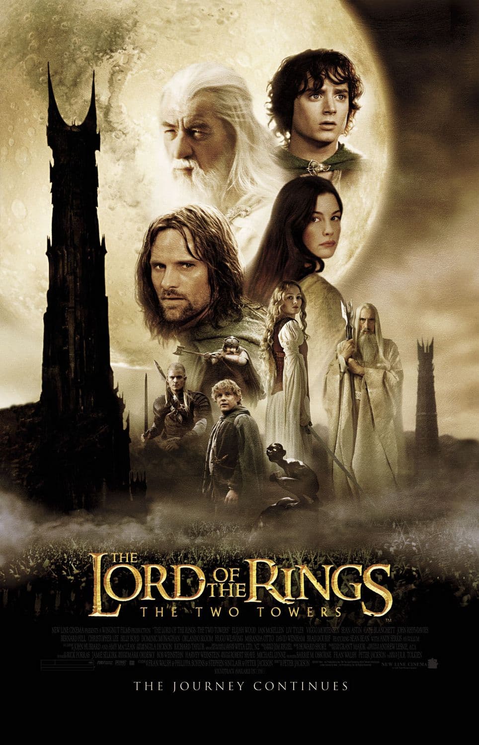 Pôster de O Senhor dos Anéis — As Duas Torres